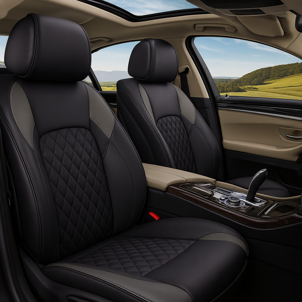 LuxFittings™ PU Leather Seat Covers