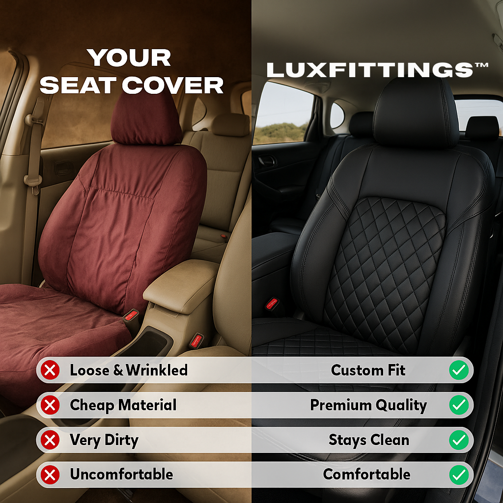 LuxFittings™ PU Leather Seat Covers